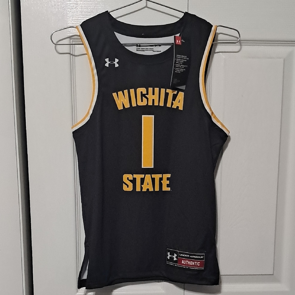 Under Armour Black and Yellow Wichita State Jersey